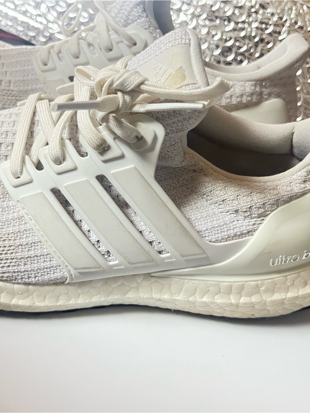 adidas Women’s Ultraboost Sneakers in Cream/Off-White